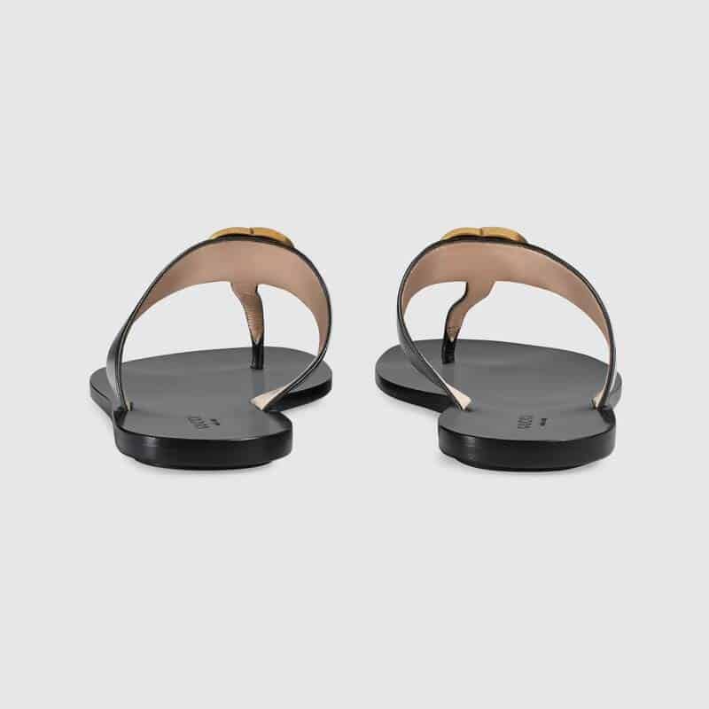 Gucci Women Thong Sandal with Double G
