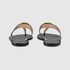 Gucci Women Thong Sandal with Double G