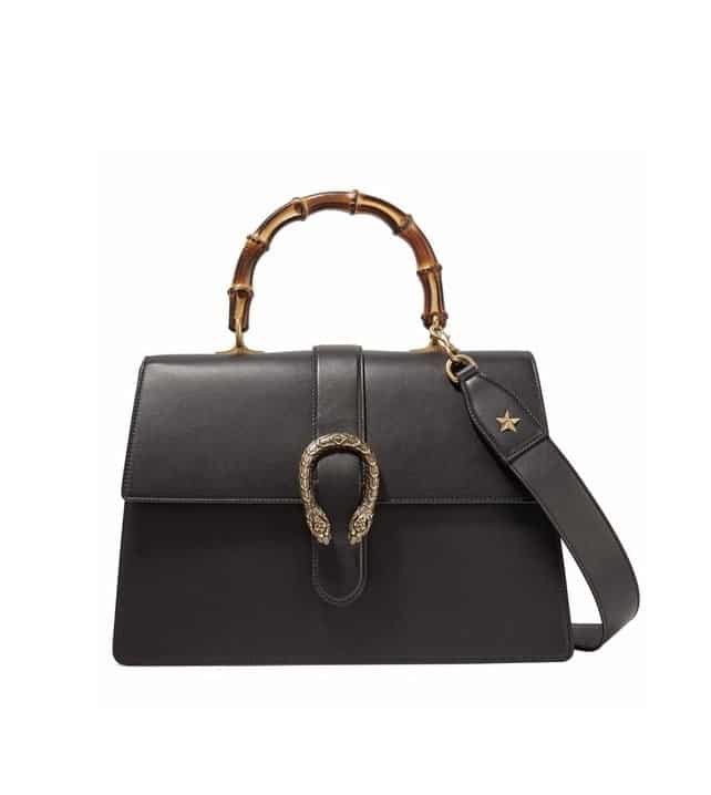 Gucci Dionysus Bamboo Large Leather Tote Bag