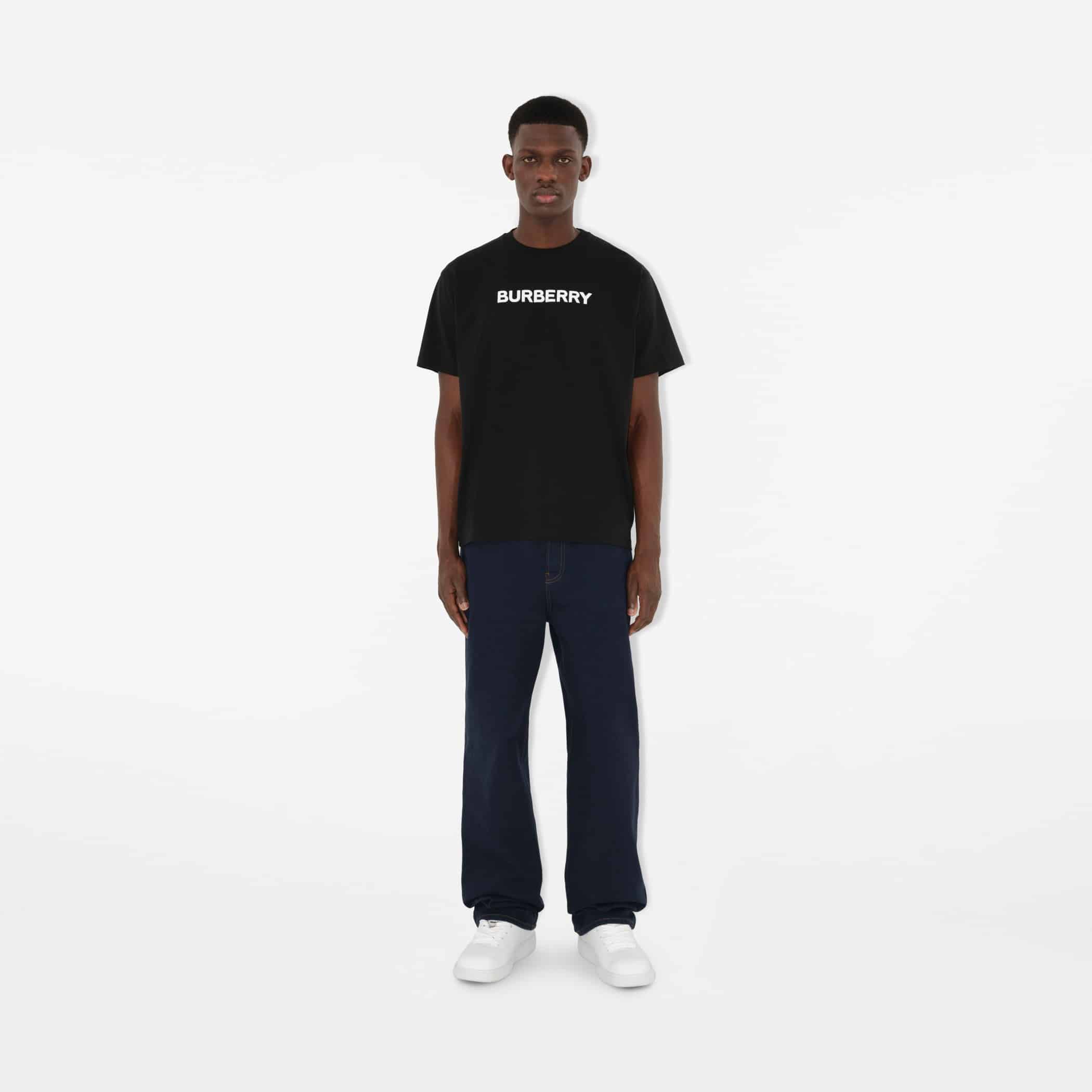 Logo Cotton T-shirtPrice undefined Colour: Black
