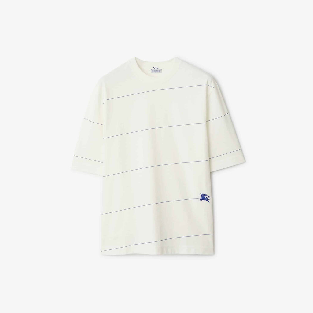 Striped Cotton T-shirtPrice undefined Colour: Rain