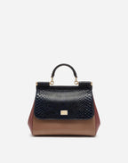 Dolce &amp; Gabbana Medium Sicily Bag in Mixed Materials