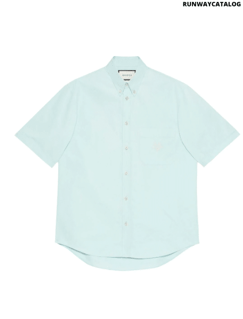 Gucci GG-embroidered shirt