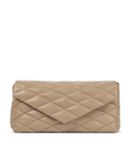 SAINT LAURENT Sade Puffer quilted leather clutch