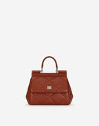 Dolce &amp; Gabbana Small Sicily Bag in Aria Matelassé Calfskin