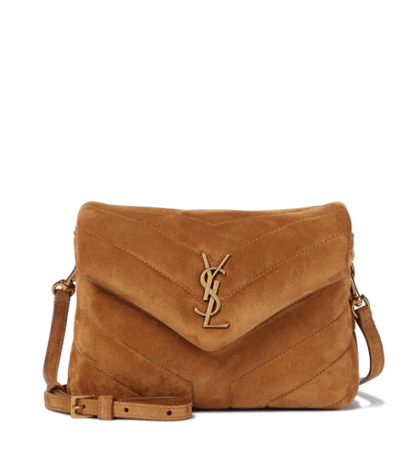 SAINT LAURENT Loulou Toy suede shoulder bag