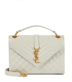 SAINT LAURENT Envelope Medium leather shoulder bag