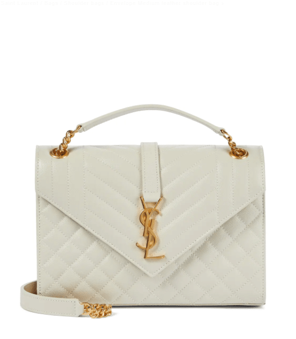 SAINT LAURENT Envelope Medium leather shoulder bag