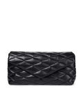 SAINT LAURENT Sade Puffer quilted leather clutch