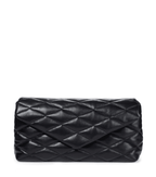 SAINT LAURENT Sade Puffer quilted leather clutch