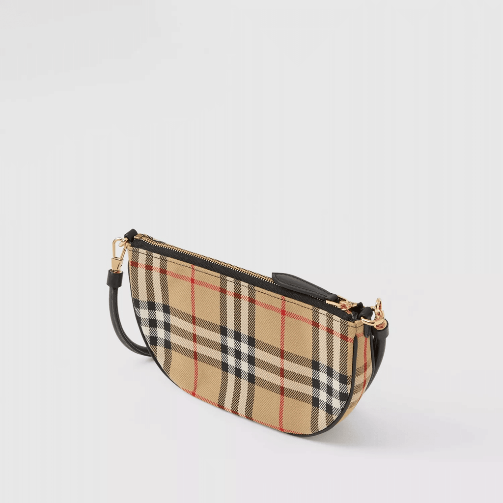 Burberry Vintage Check Cotton Olympia Pouch