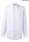 Gucci contrast collar shirt