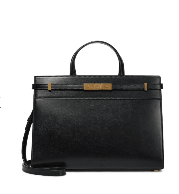 SAINT LAURENT Manhattan Medium leather tote