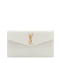 SAINT LAURENT Uptown leather clutch