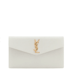 SAINT LAURENT Uptown leather clutch