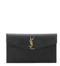 SAINT LAURENT Uptown leather clutch