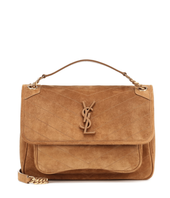 SAINT LAURENT Niki Medium suede shoulder bag