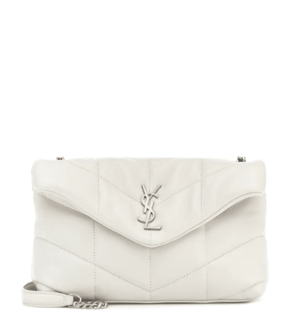 SAINT LAURENT Loulou Puffer Mini leather shoulder bag