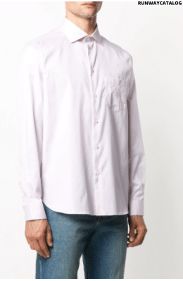 Gucci embroidered logo buttoned shirt
