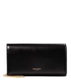 SAINT LAURENT Leather wallet clutch