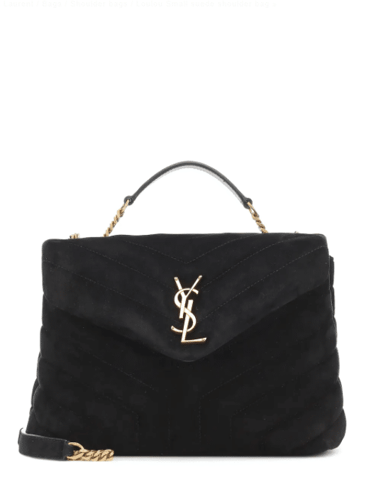 SAINT LAURENT Loulou Small suede shoulder bag