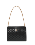 SAINT LAURENT Victoire leather shoulder bag