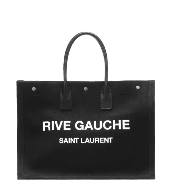 SAINT LAURENT Rive Gauche canvas tote