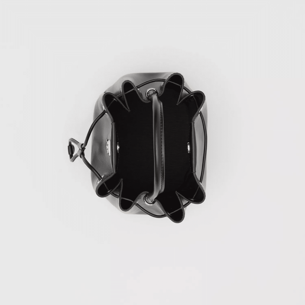 Burberry Monogram Motif Leather Bucket Bag