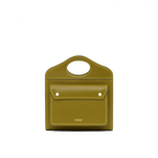 Burberry Mini Topstitched Leather Pocket Bag