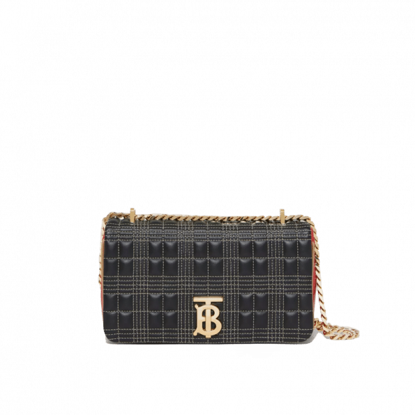 Burberry Small Quilted Tri-tone Lambskin Lola Bag