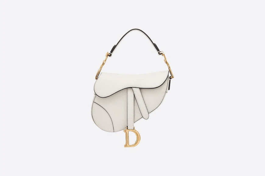 Christian Dior Mini Saddle calfskin bag