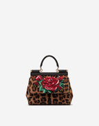 Dolce &amp; Gabbana Medium Sicily Bag in Leopard Print