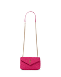 SAINT LAURENT Loulou Puffer Toy bouclé shoulder bag