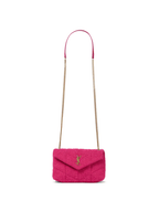 SAINT LAURENT Loulou Puffer Toy bouclé shoulder bag