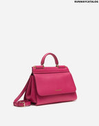 DOLCE &amp; GABBANA SOFT SMALL SICILY BAG IN CALFSKIN