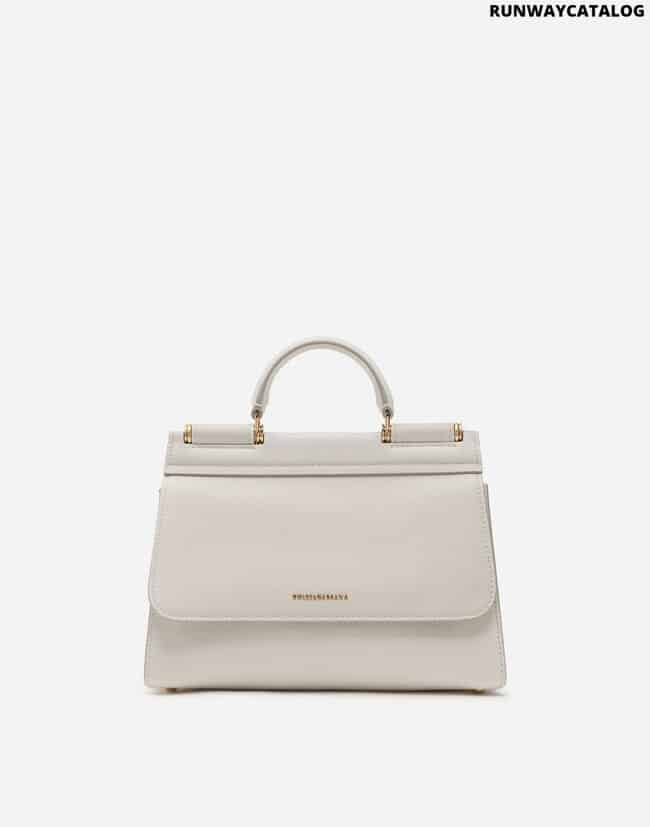 DOLCE &amp; GABBANA SOFT SMALL SICILY BAG IN CALFSKIN
