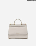 DOLCE &amp; GABBANA SOFT SMALL SICILY BAG IN CALFSKIN