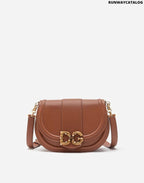 DOLCE &amp;GABBANA MEDIUM DG AMORE BAG IN CALFSKIN