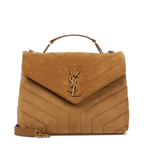 SAINT LAURENT Loulou Small suede shoulder bag