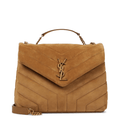 SAINT LAURENT Loulou Medium suede shoulder bag
