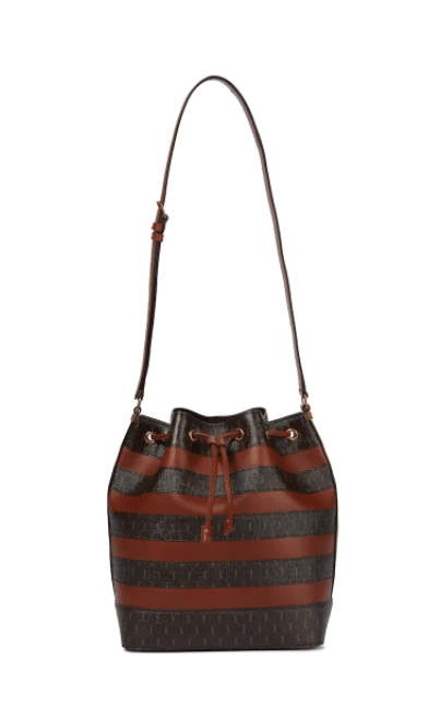 SAINT LAURENT Le Monogramme Small striped shoulder bag