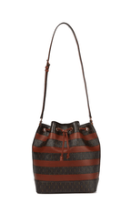 SAINT LAURENT Le Monogramme Small striped shoulder bag