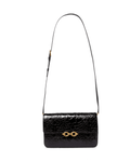 SAINT LAURENT Le Maillon croc-effect leather shoulder bag