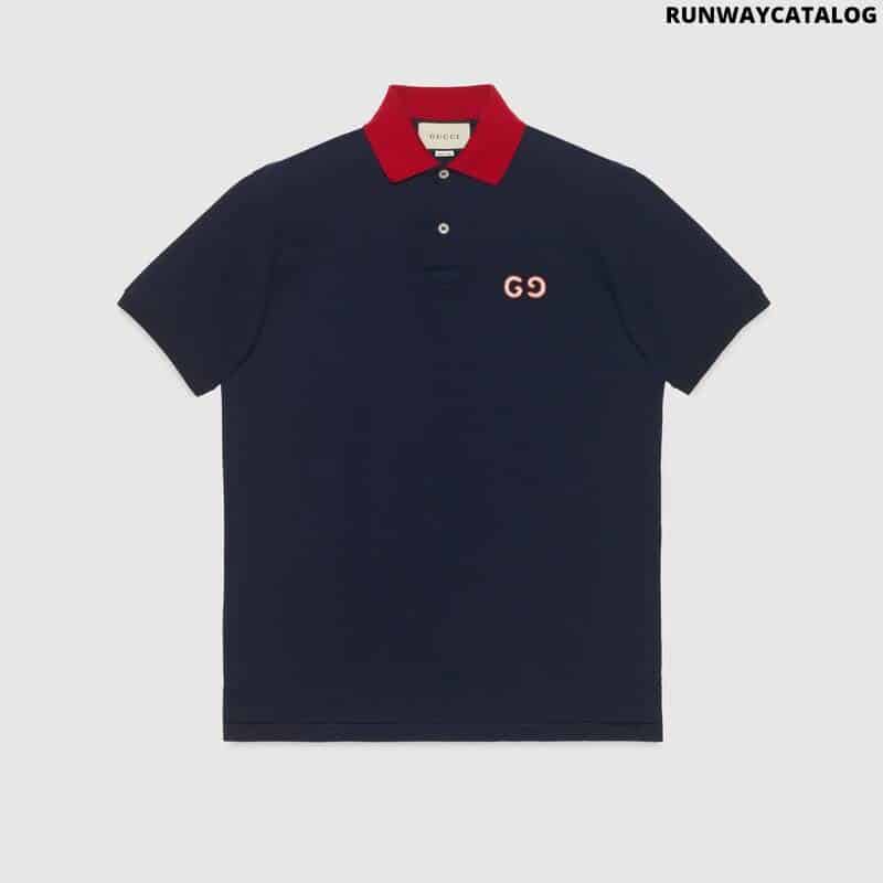 Gucci Polo with GG embroidery