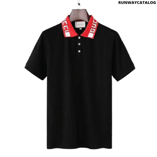 Gucci Chevron polo t shirt