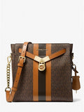 Michael Kors Nouveau Hamilton Large Logo Messenger Bag