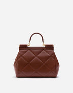 Dolce &amp; Gabbana Medium Sicily Bag in Aria Matelassé Calfskin