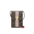 Burberry Monogram Stripe E-canvas Robin Bag
