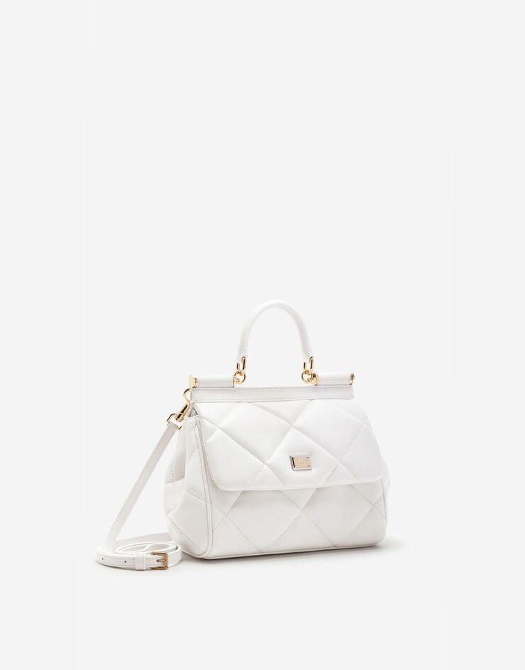 Dolce &amp; Gabbana Small Sicily Bag in Aria Matelassé Calfskin