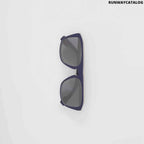 Burberry Icon Stripe Detail Square Frame Sunglasses